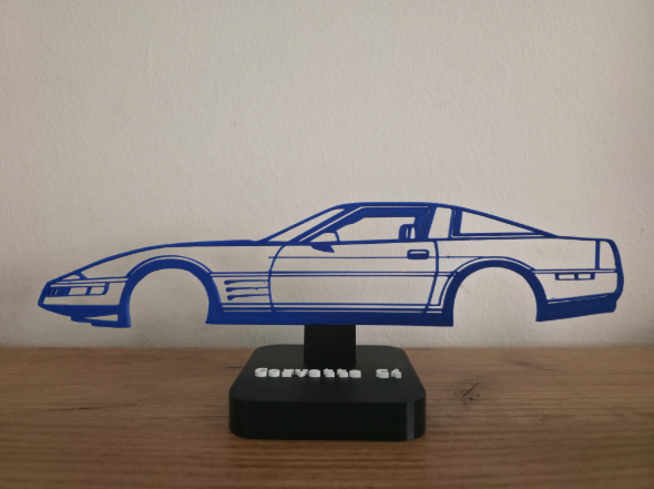 Jármű oldalsziluett - Talpon álló (Egyedi) - Image 4