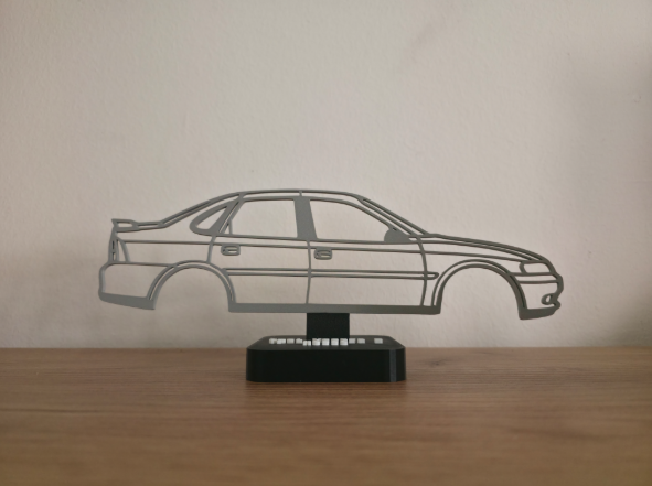 Jármű oldalsziluett - Talpon álló (Egyedi) - Image 3