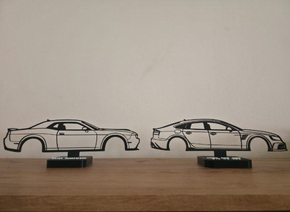 Jármű oldalsziluett - Talpon álló (Egyedi) - Image 2