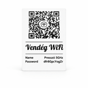 Qr kódos kártya (Egyedi)